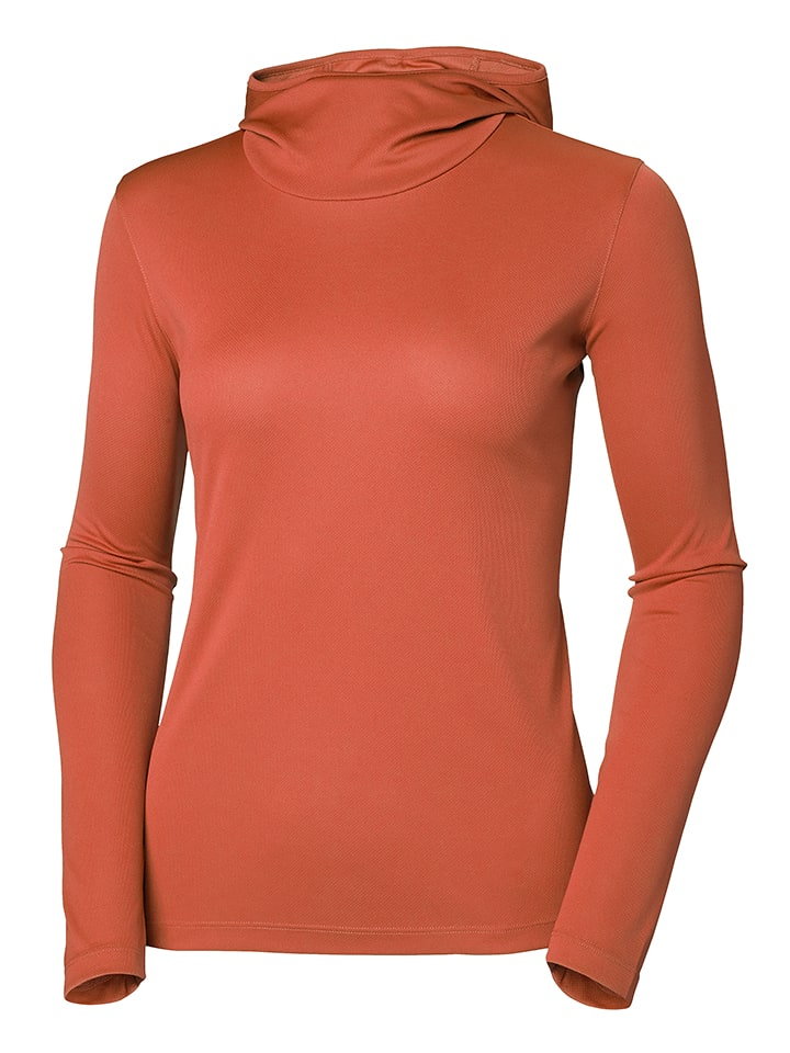 Helly Hansen Bluza funkcyjna "Verglas Shade" w kolorze pomarańczowym