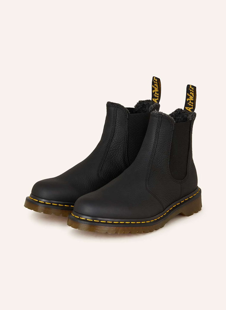 Dr. Martens Botki Chelsea Grizzly schwarz