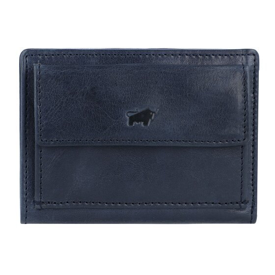 Braun Büffel Arezzo Wallet RFID Leather 8 cm d. blau