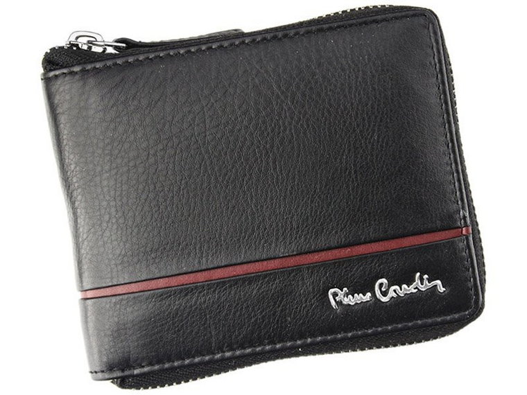 Skórzany pojemny męski portfel Pierre Cardin RFID