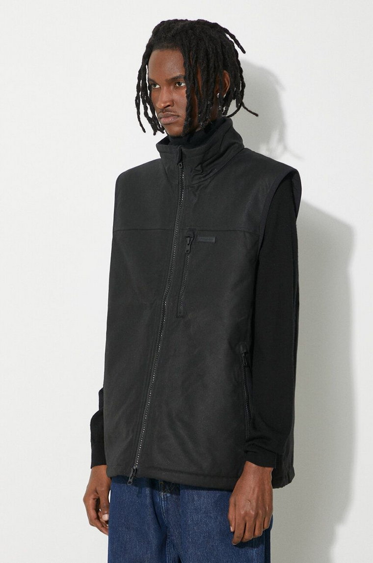 Filson bezrękawnik Tin Cloth Primaloft Vest męski kolor czarny przejściowy FMGIL0041