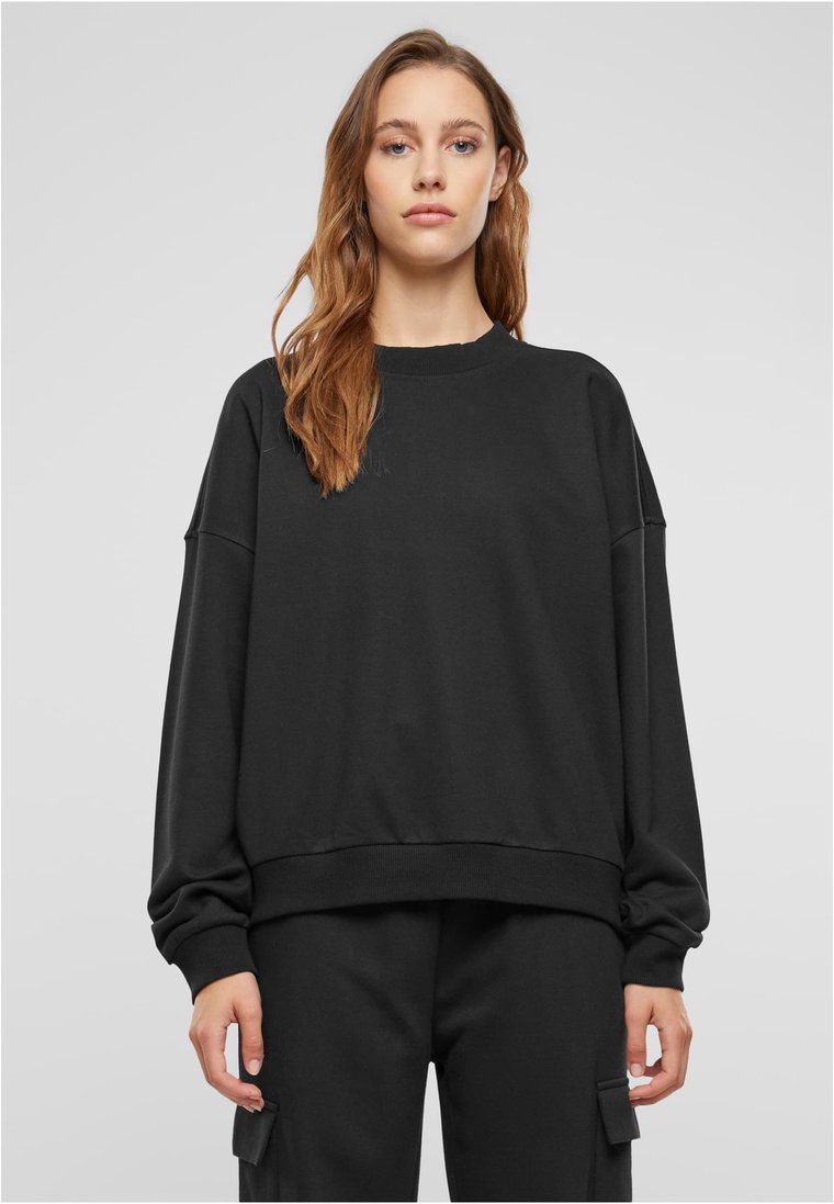 Bluza Bez Kaptura Oversize Damska Czarna Urban Classics TB6855