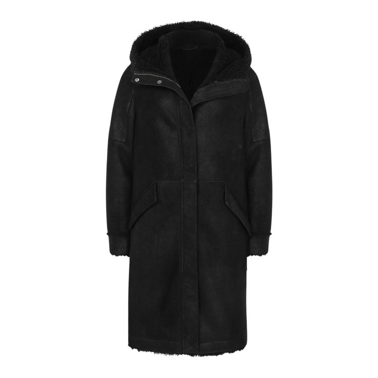 Adelyn - Black Shearling Coat VSP