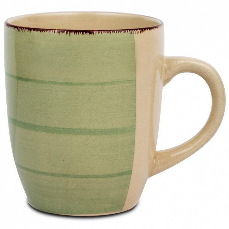 Kubek ceramiczny z uchem, OIL GREEN, do picia kawy, herbaty, 355 ml kod: O-10-099-205
