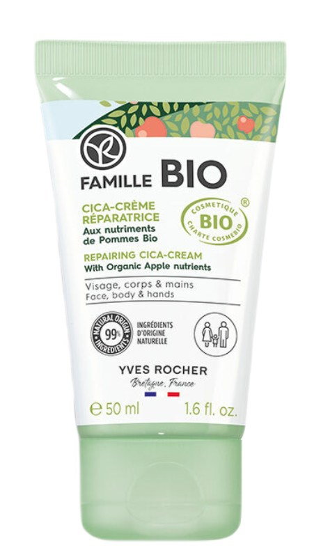 Yves Rocher Famille BIO Cica Krem naprawczy  50 ml