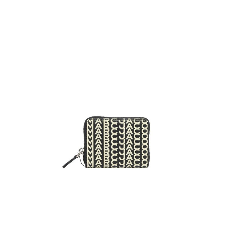 Elegancki biały portfel z zamkiem błyskawicznym Marc Jacobs