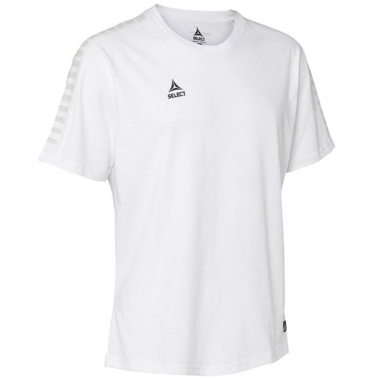Koszulka piłkarska bawełniana męska Select T-shirt TORINO biała