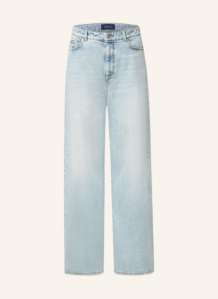 Sportmax Jeansy Straight Angri blau