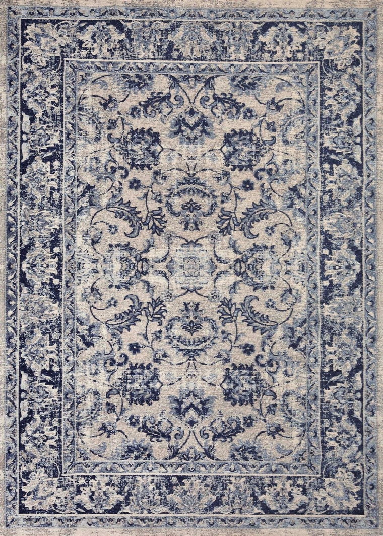 Dywan Tebriz Antique Blue Carpet Decor Magic Home