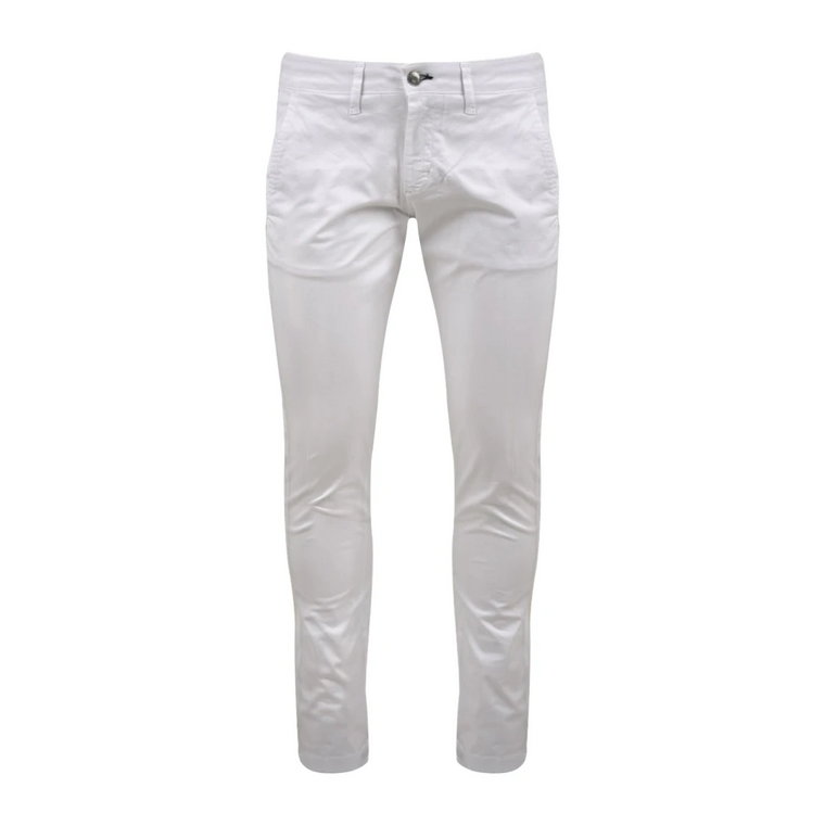 Białe Spodnie Model Colorado Daniele Alessandrini