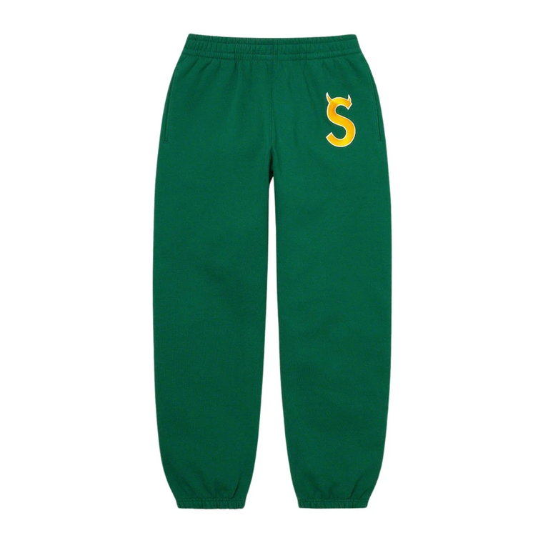 Limitowana edycja Logo Sweatpant Ciemnozielona Supreme