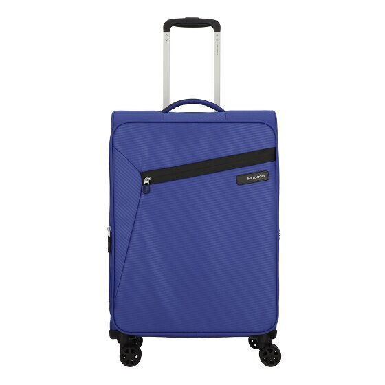 Samsonite Litebeam 4 kółka Walizka 66 cm z plisą rozprężną nautical blue