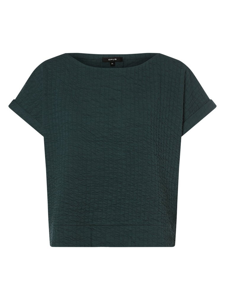 Opus - Damska bluza nierozpinana  Gomo, zielony