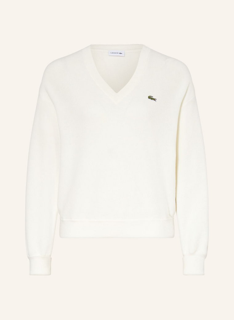 Lacoste Sweter weiss