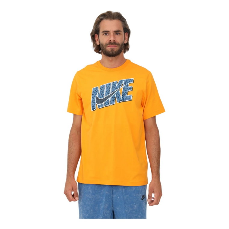 Sportowy Bawełniany T-shirt dla Mężczyzn Nike