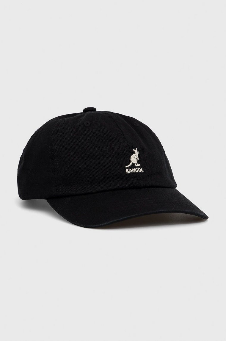 Kangol Czapka kolor czarny gładka K5165HT.BK001-BK001