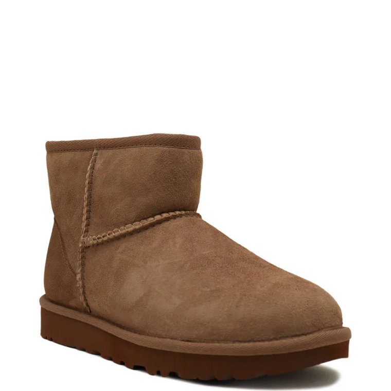 UGG Skórzane śniegowce W Classic Mini II