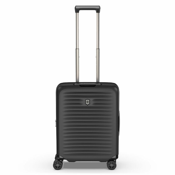 Victorinox Airox Advanced 4 kółka Walizka kabinowy S 55 cm Komora na laptopa z plisą rozprężną black