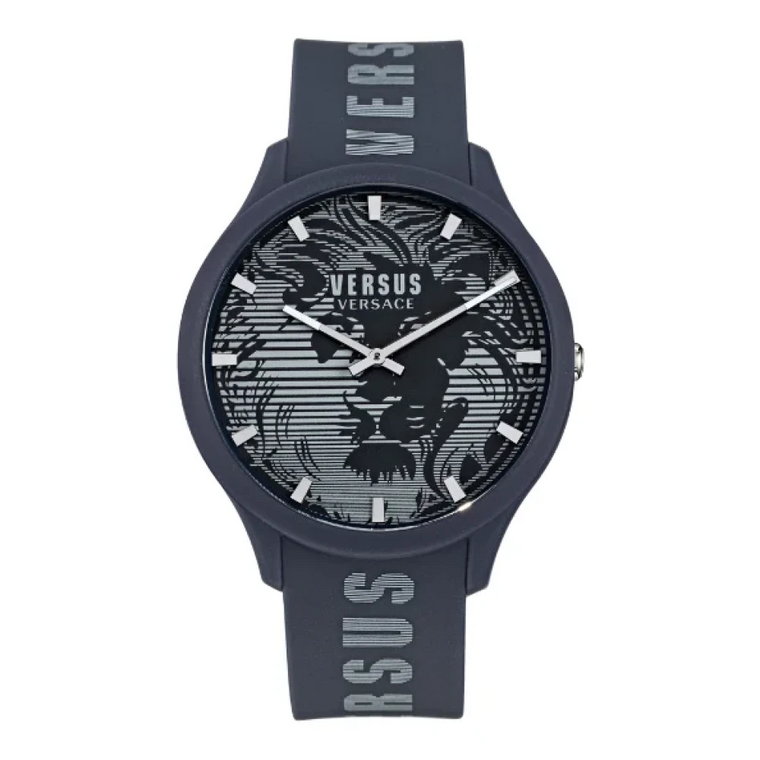Niebieski zegarek z tkaniny 44mm, Nowy z metkami Versus Versace