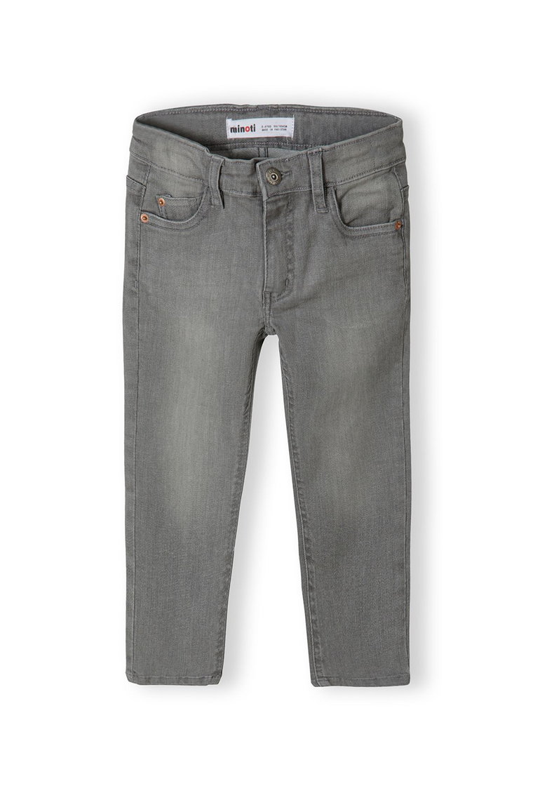 Szare spodnie jeansowe dla chłopca - Minoti