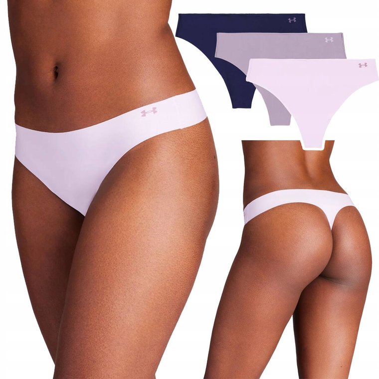 Bielizna damska Under Armour Pure Stretch Thong 3 pary r. M