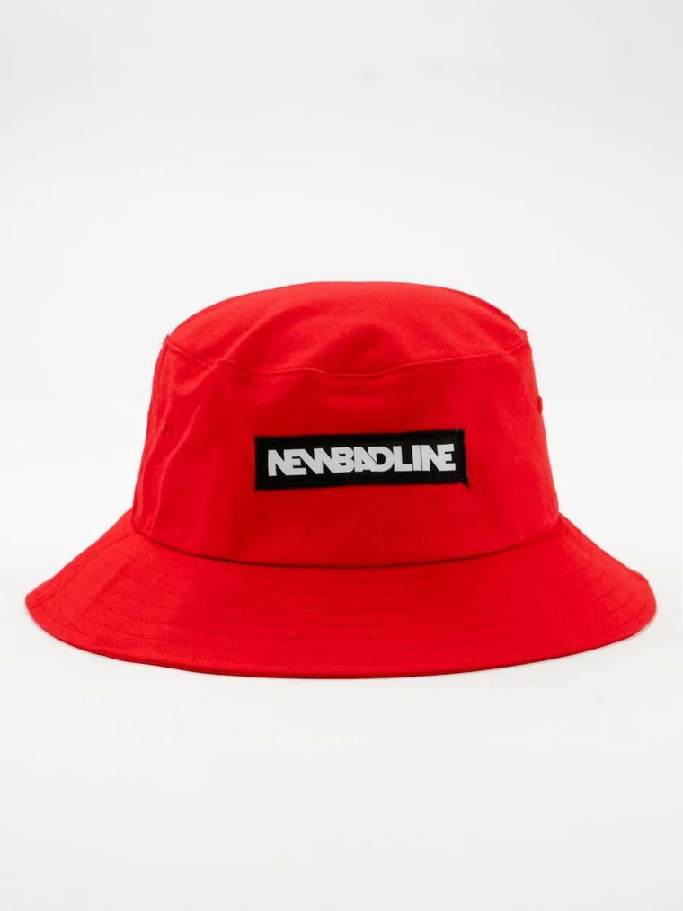 Kapelusz Bucket Hat New Bad Line Classic Czerwony