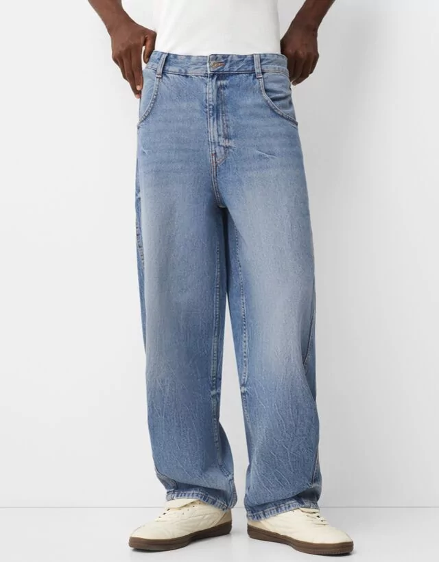 Bershka baggy jeans discount