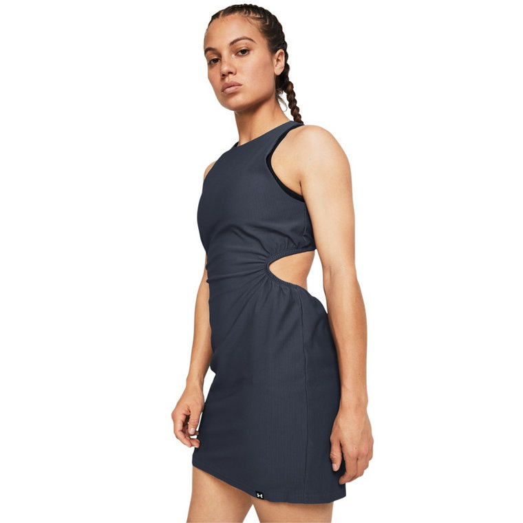 Damska sukienka treningowa Under Armour Women's Project Rock Let's Go Grind Dress - szara