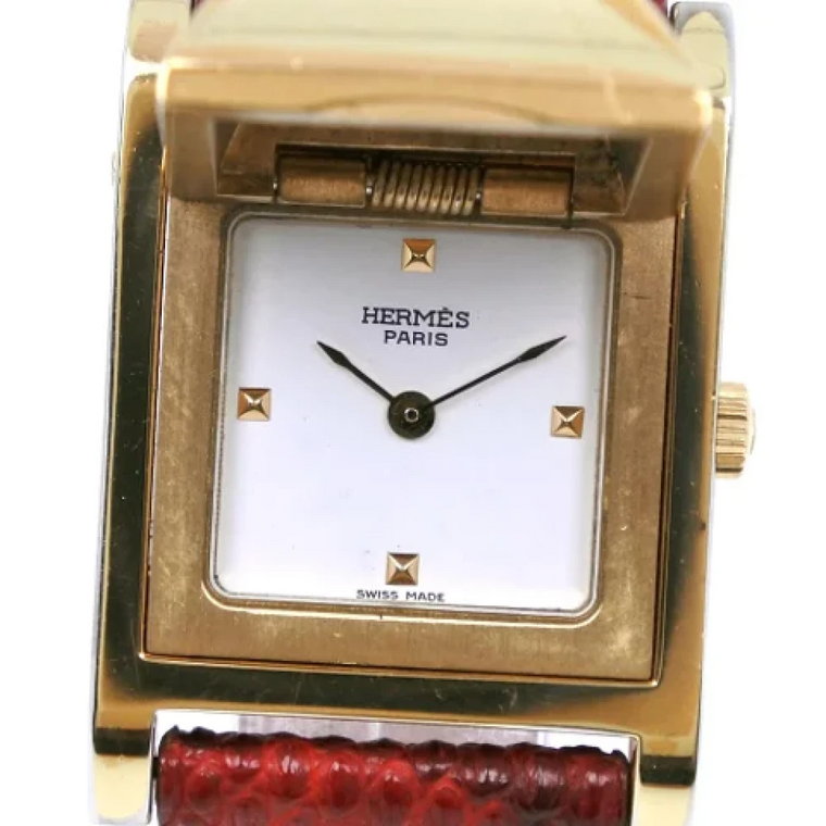Pre-owned Metal watches Hermès Vintage