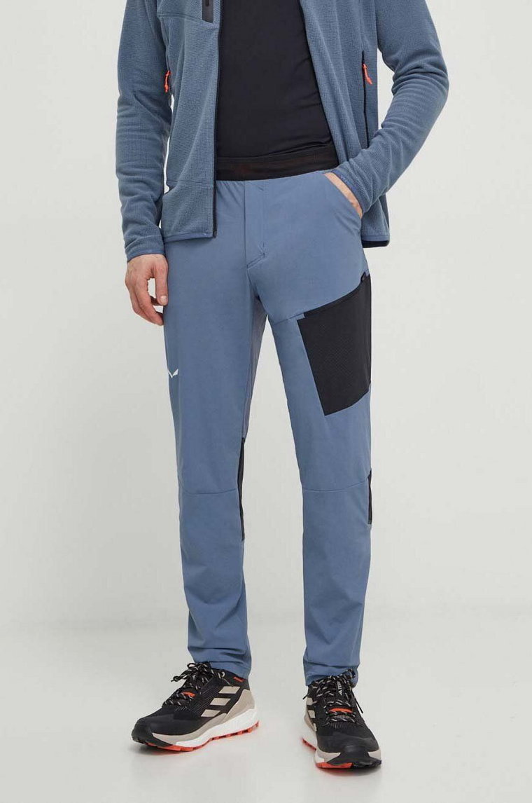Salewa spodnie outdoorowe Pedroc 2 kolor niebieski