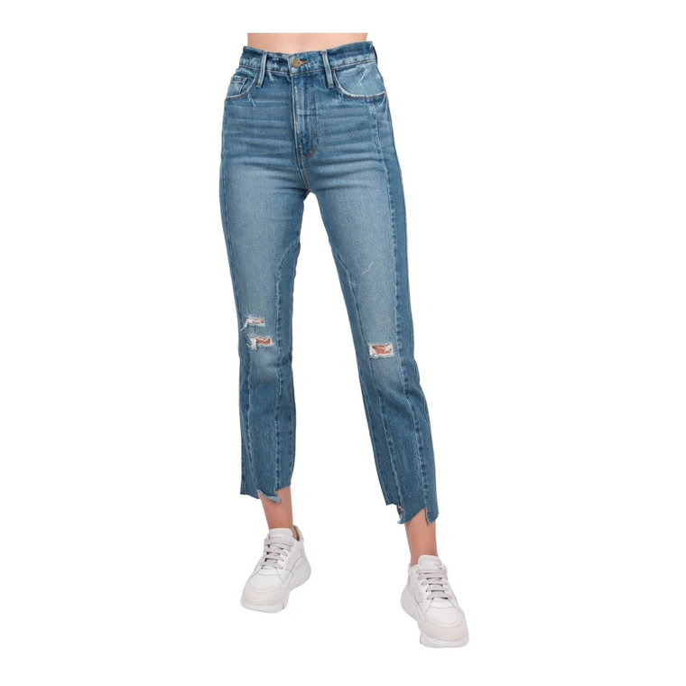 Lsyjel14 Le Sylvie Jagged Edge Jeans Masn Frame