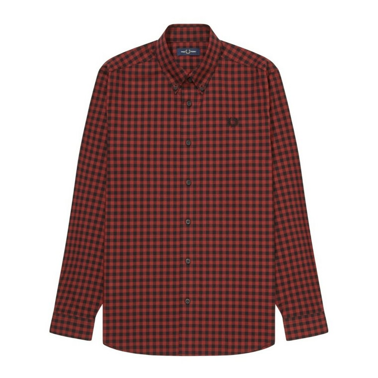 Autentyczna koszula Gingham Down Down Down Fred Perry