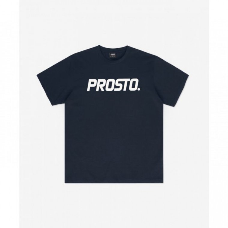 Męski t-shirt z nadrukiem Prosto Starr Navy - granatowy