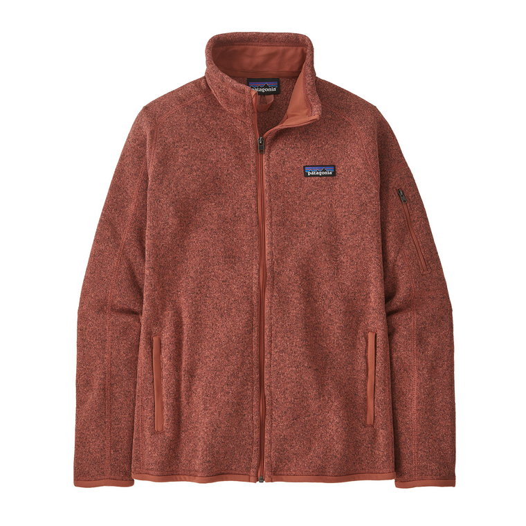 Damska kurtka polarowa Patagonia Better Sweater Fleece Jacket burl red - XS