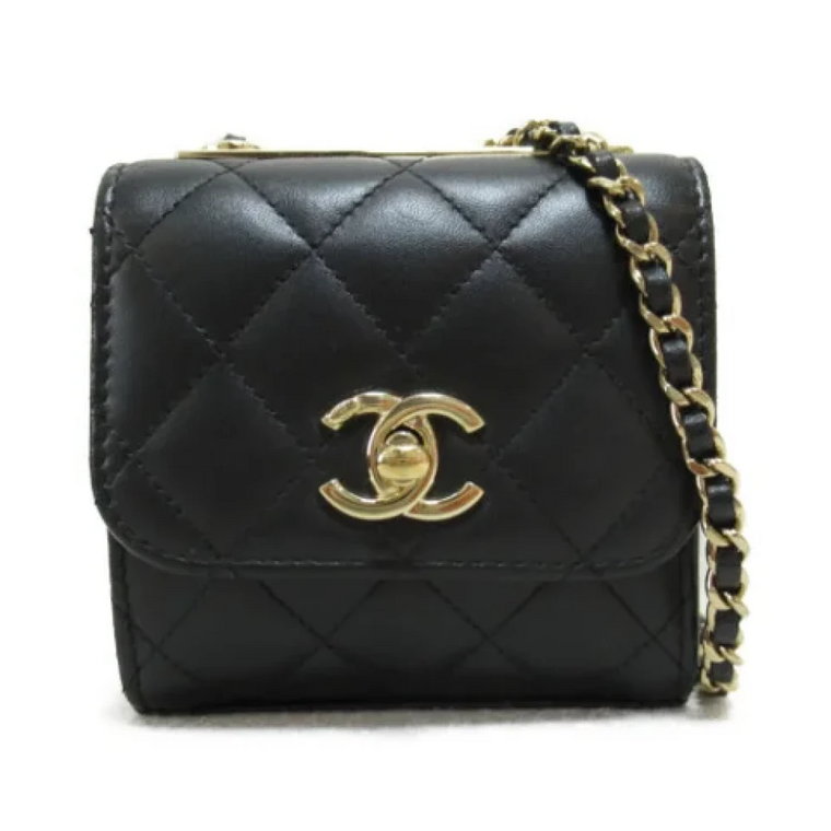 Pre-owned Leather crossbody-bags Chanel Vintage