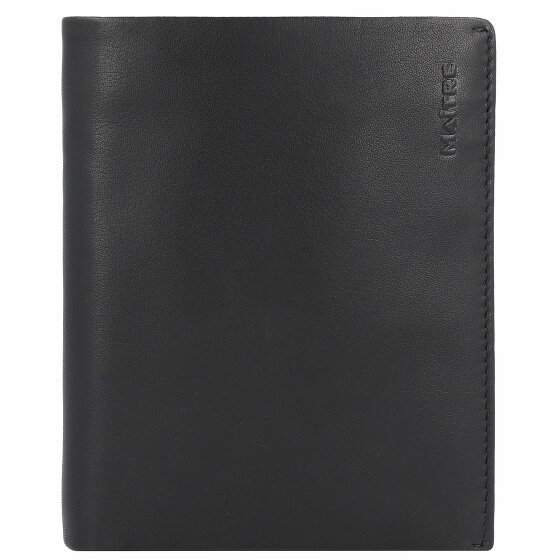 Maître Hundsbach Hamlet Portfel Ochrona RFID Skórzany 10 cm black