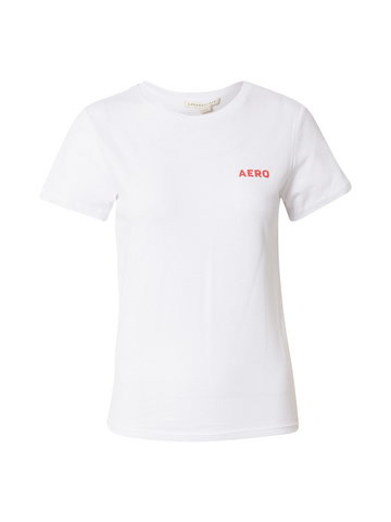 AÉROPOSTALE Koszulka  melonowy / biały