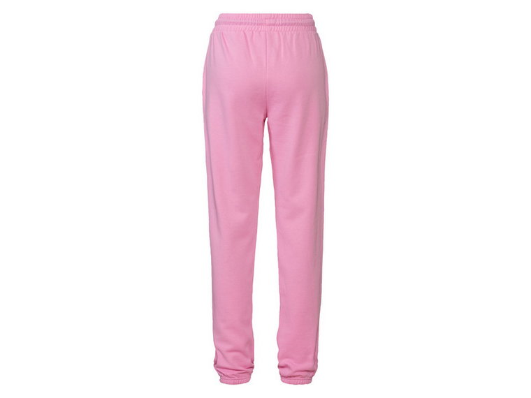 Spodnie dresowe damskie z nadrukami z seriali (XS (32/34), Różowy)
