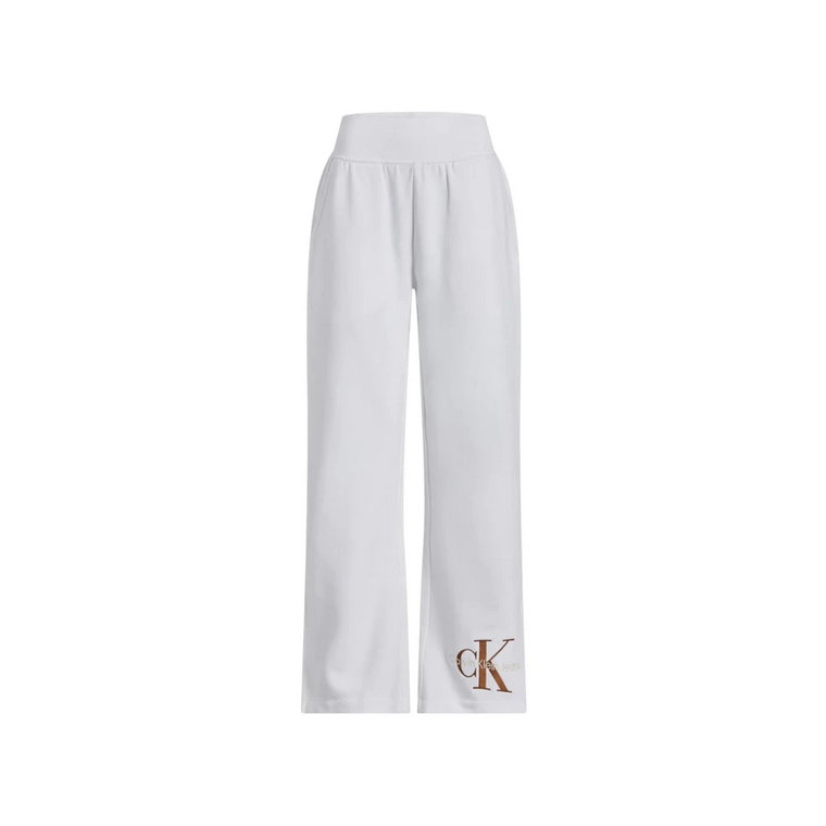 Grube bawełniane spodnie dresowe Calvin Klein Jeans
