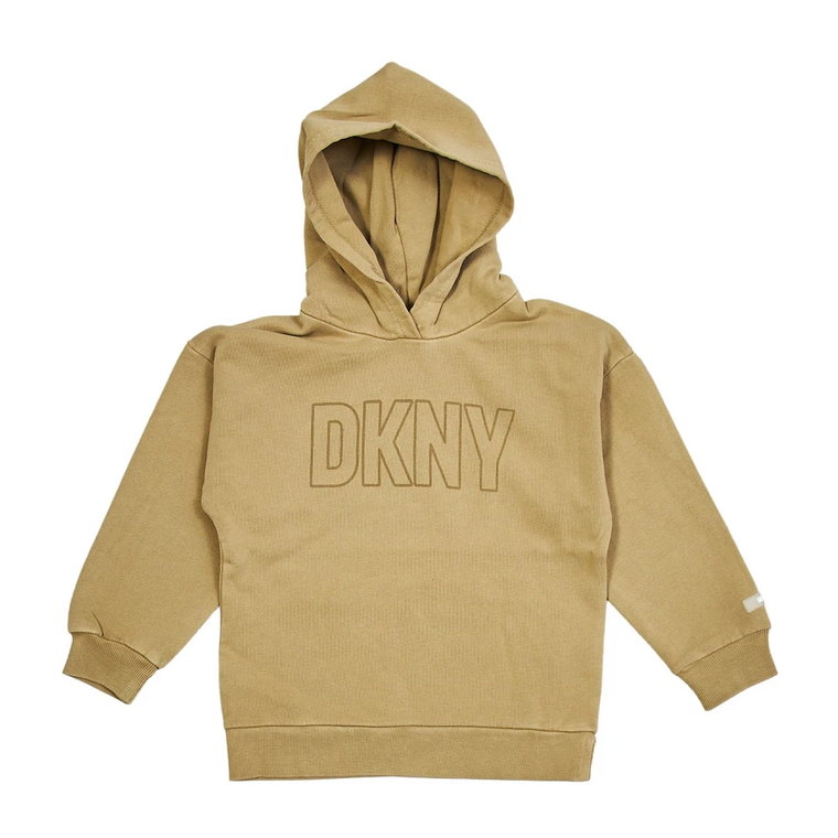 Dkny Bluza chłopięca w kolorze piaskowym Dkny