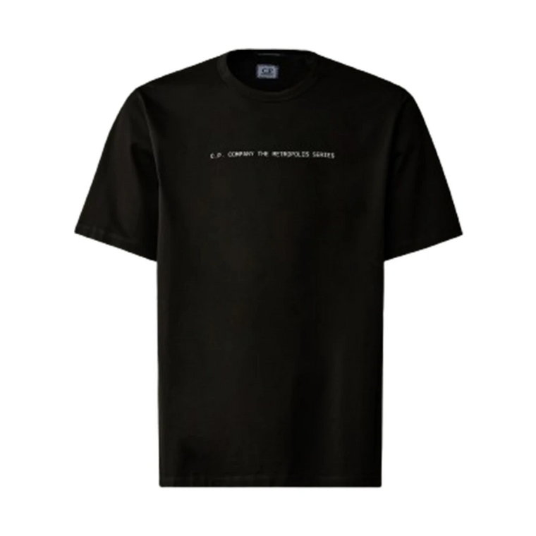 T-shirt z graficzną twarzą - Seria Metropolis C.p. Company