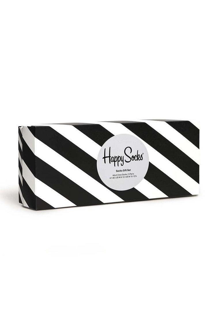 Happy Socks skarpetki 4-Pack męskie kolor czarny