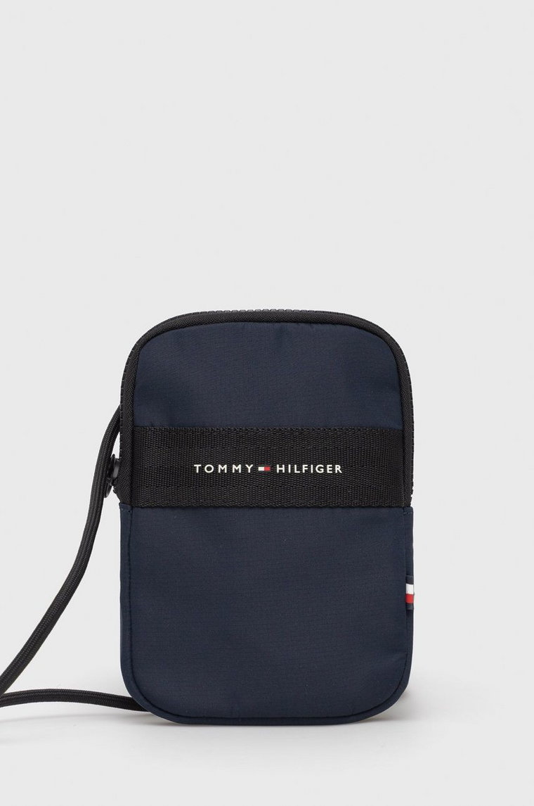 Tommy Hilfiger pokrowiec na telefon kolor granatowy