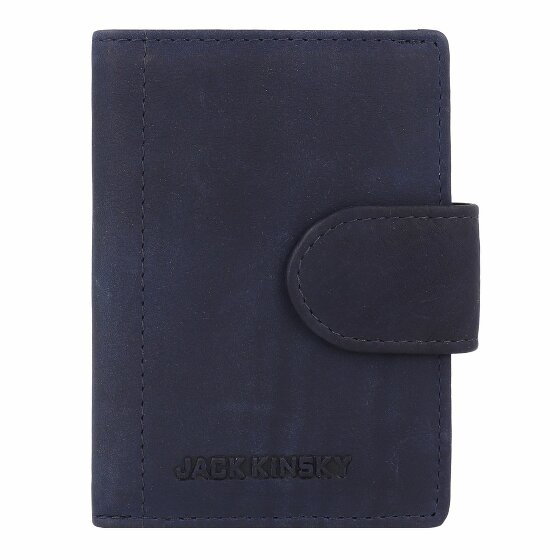 Jack Kinsky Aruba 500 Portfel Ochrona RFID Skórzany 7.5 cm blau