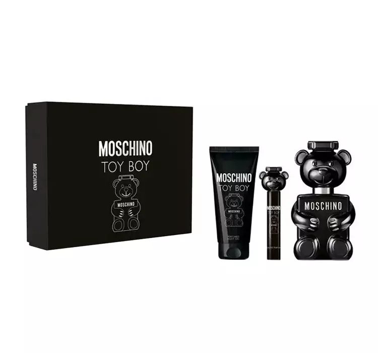 MOSCHINO TOY BOY WODA PERFUMOWANA SPRAY 100ML + 10ML + ŻEL POD PRYSZNIC 100ML