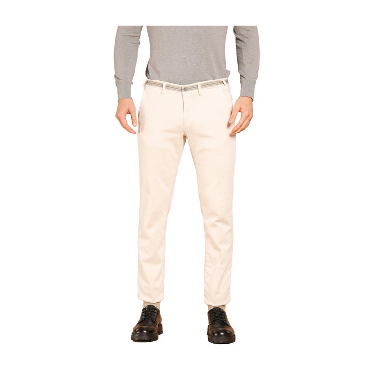 Spodnie Chino Slim Fit w Sznurze Satynowym Mason's