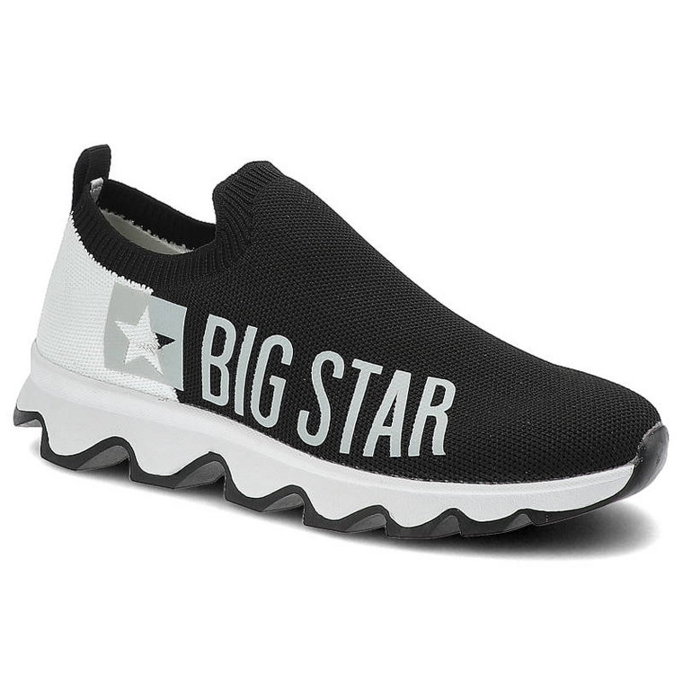 Czarne Sneakersy Big Star Modne Buty Damskie