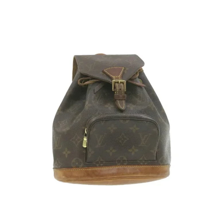 Używana Brązowa Torebka na Ramię Montsouris Louis Vuitton Vintage