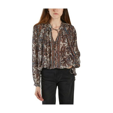 Laurence Bras, New Cigar Blouse Brązowy, female,