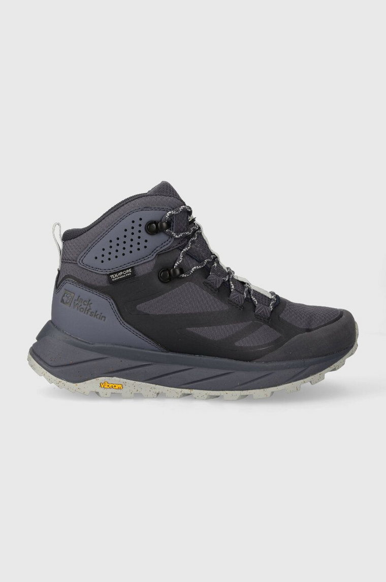 Jack Wolfskin buty Terraventure Texapore Mid damskie kolor granatowy ocieplone